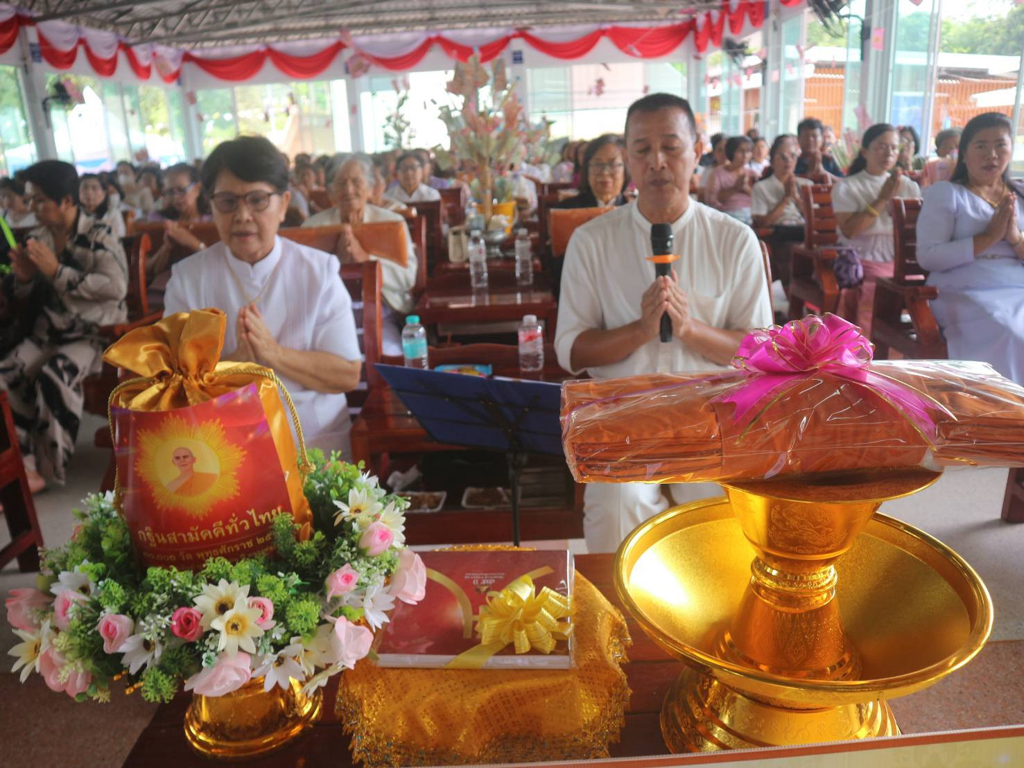 ภาพกล่าวคำถวายกฐินวัดเขาน้อยคงคาราม