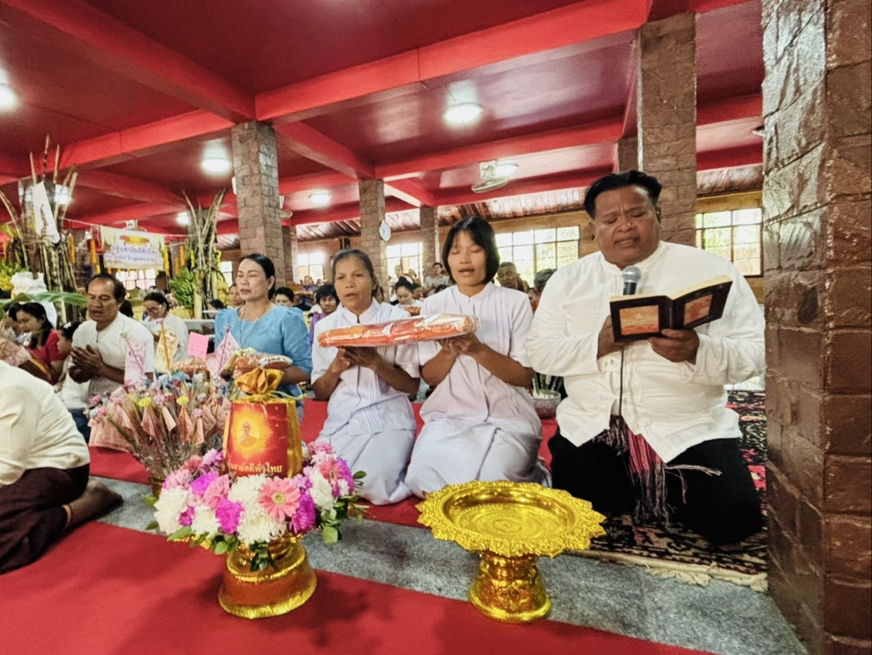 ภาพกล่าวคำถวายกฐินวัดหมากเขียบ