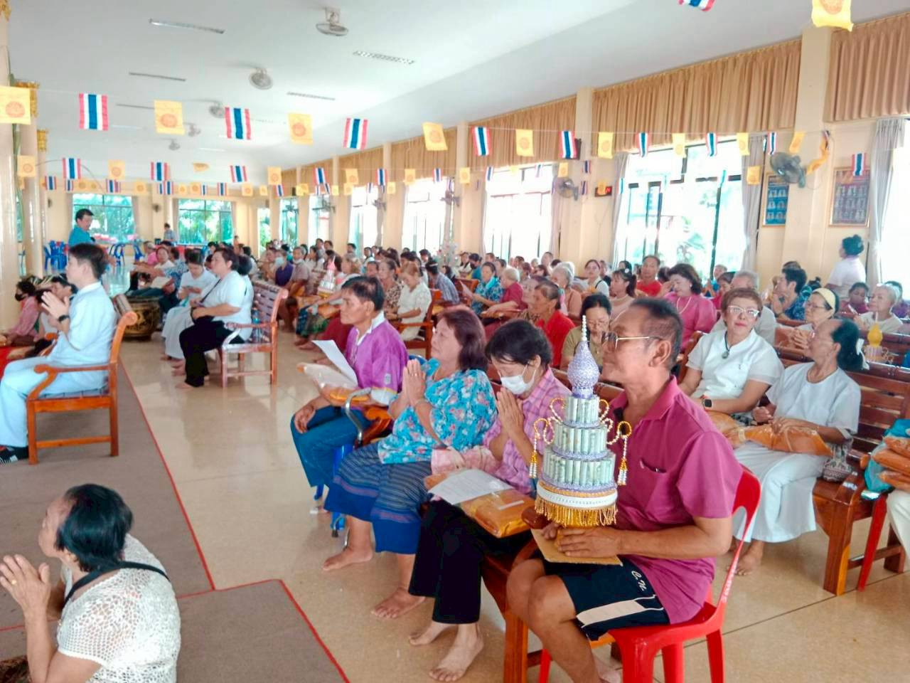ภาพร่วมพิธีกรรมวัดป่ายุบบุญญาราม