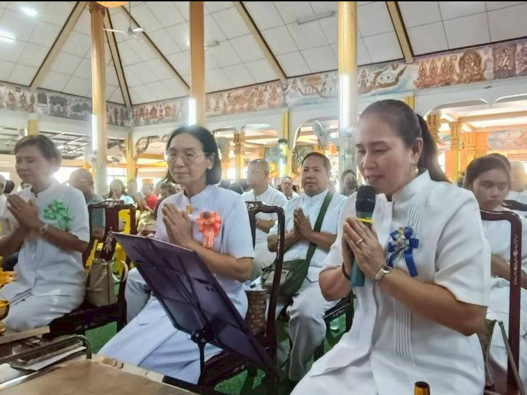 ภาพกล่าวคำถวายกฐินวัดหนองใหญ่