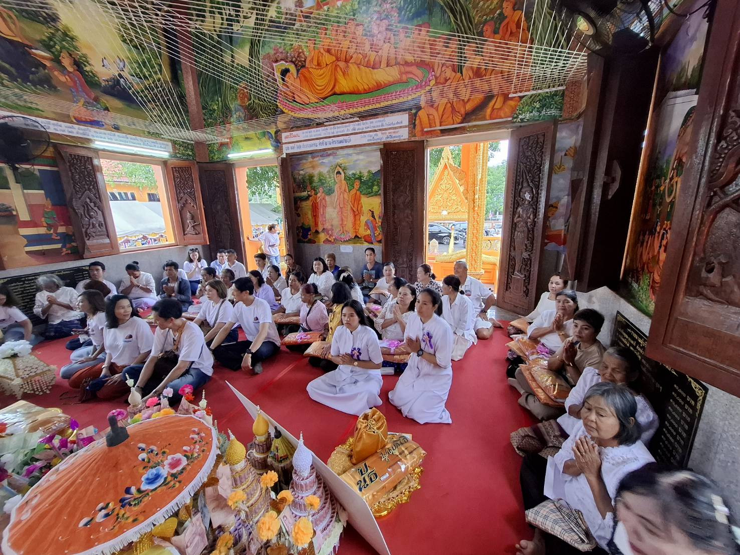 ภาพร่วมพิธีกรรมวัดเขานางเภา