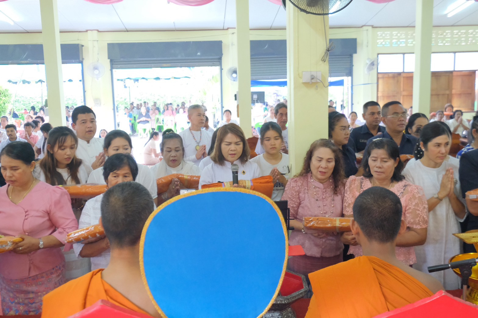 ภาพกล่าวคำถวายกฐินวัดบ้านใหม่พัฒนา