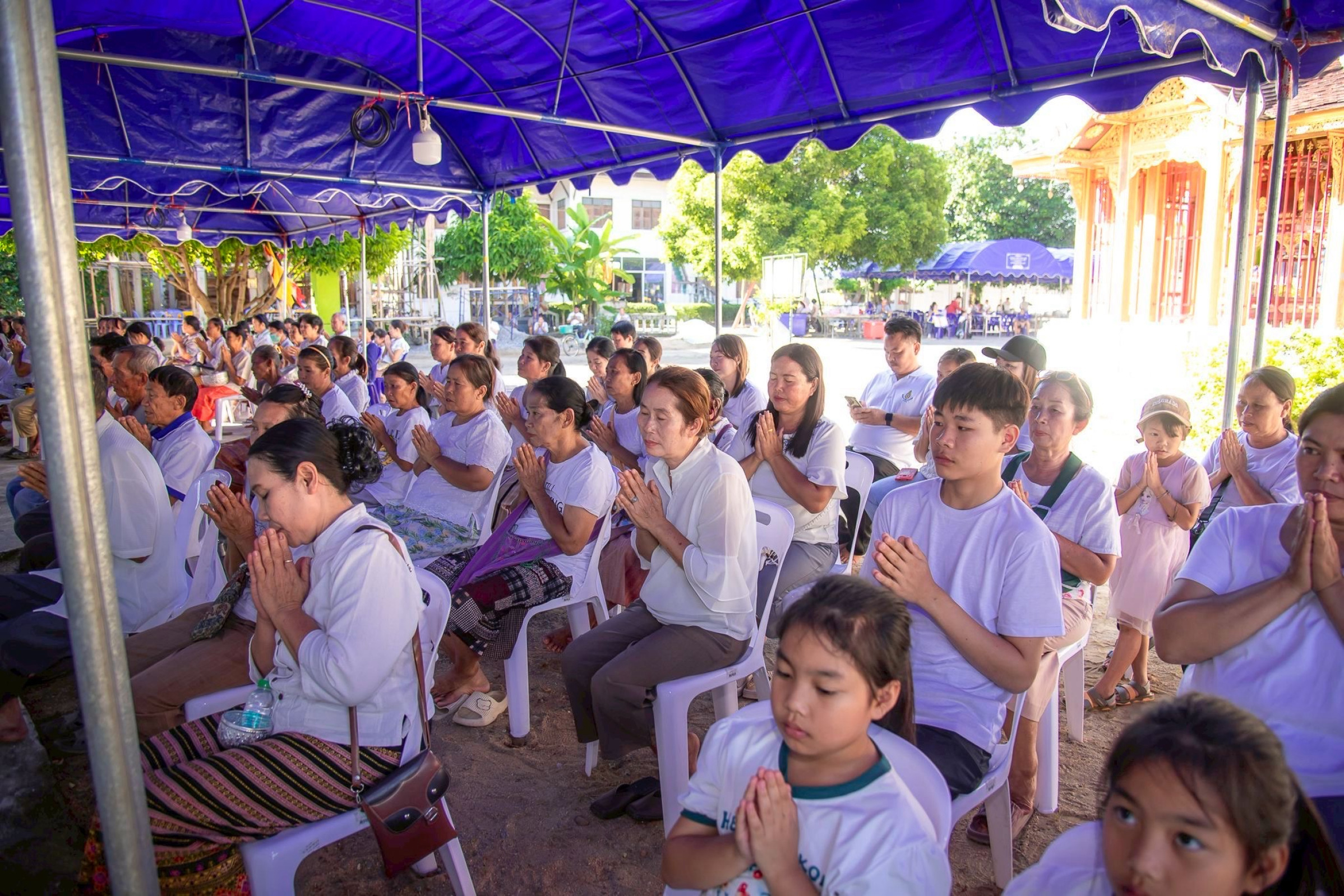 ภาพร่วมพิธีกรรมวัดสบสอย