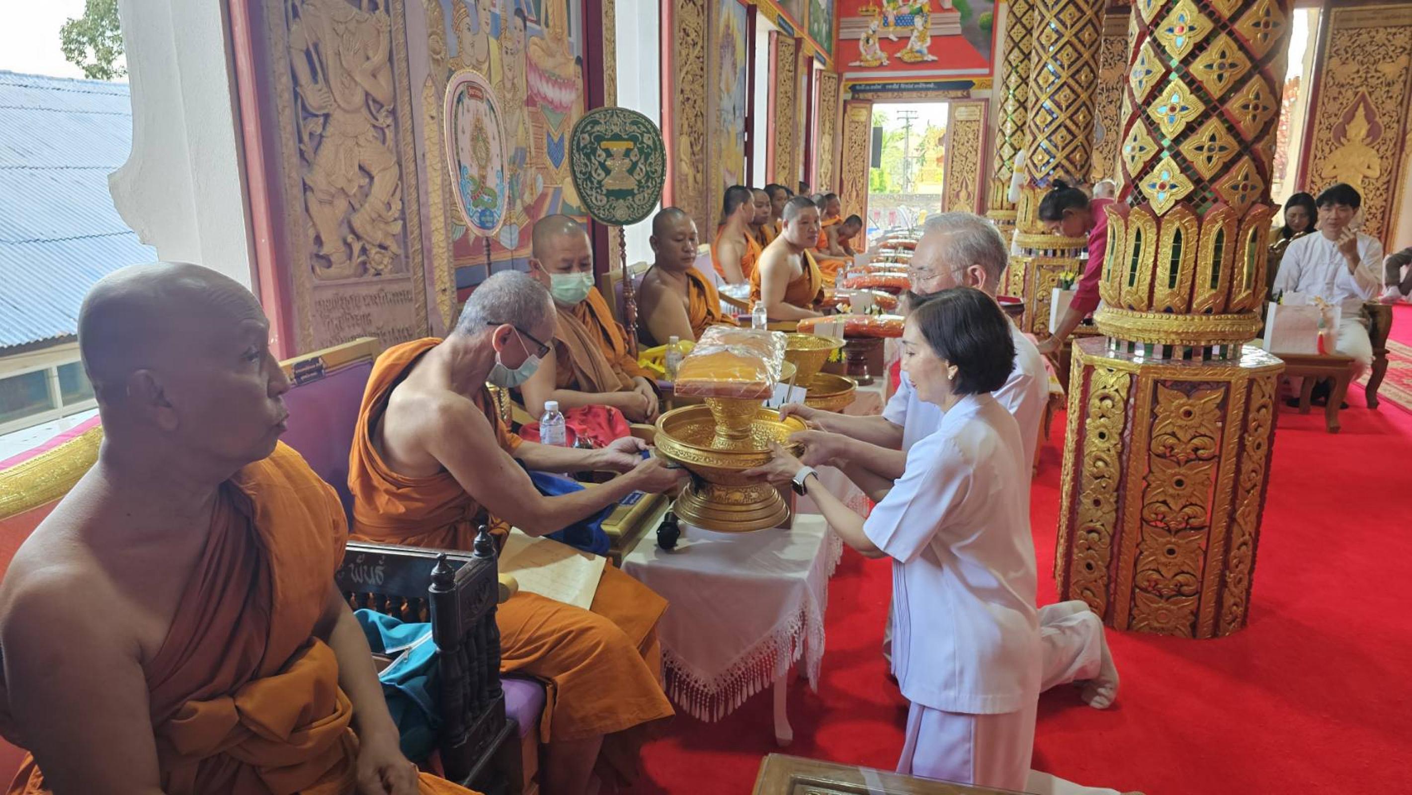 ภาพร่วมพิธีกรรมวัดผางยอย