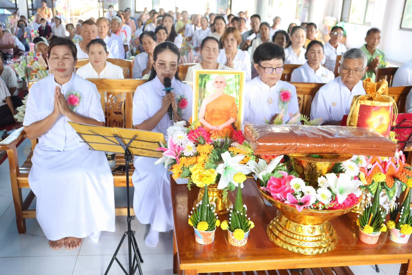 ภาพกล่าวคำถวายกฐินวัดโคกก่อง