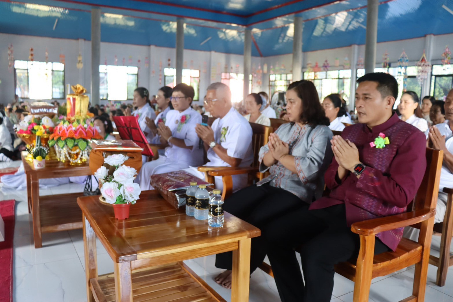 ภาพร่วมพิธีกรรมวัดโคกก่อง