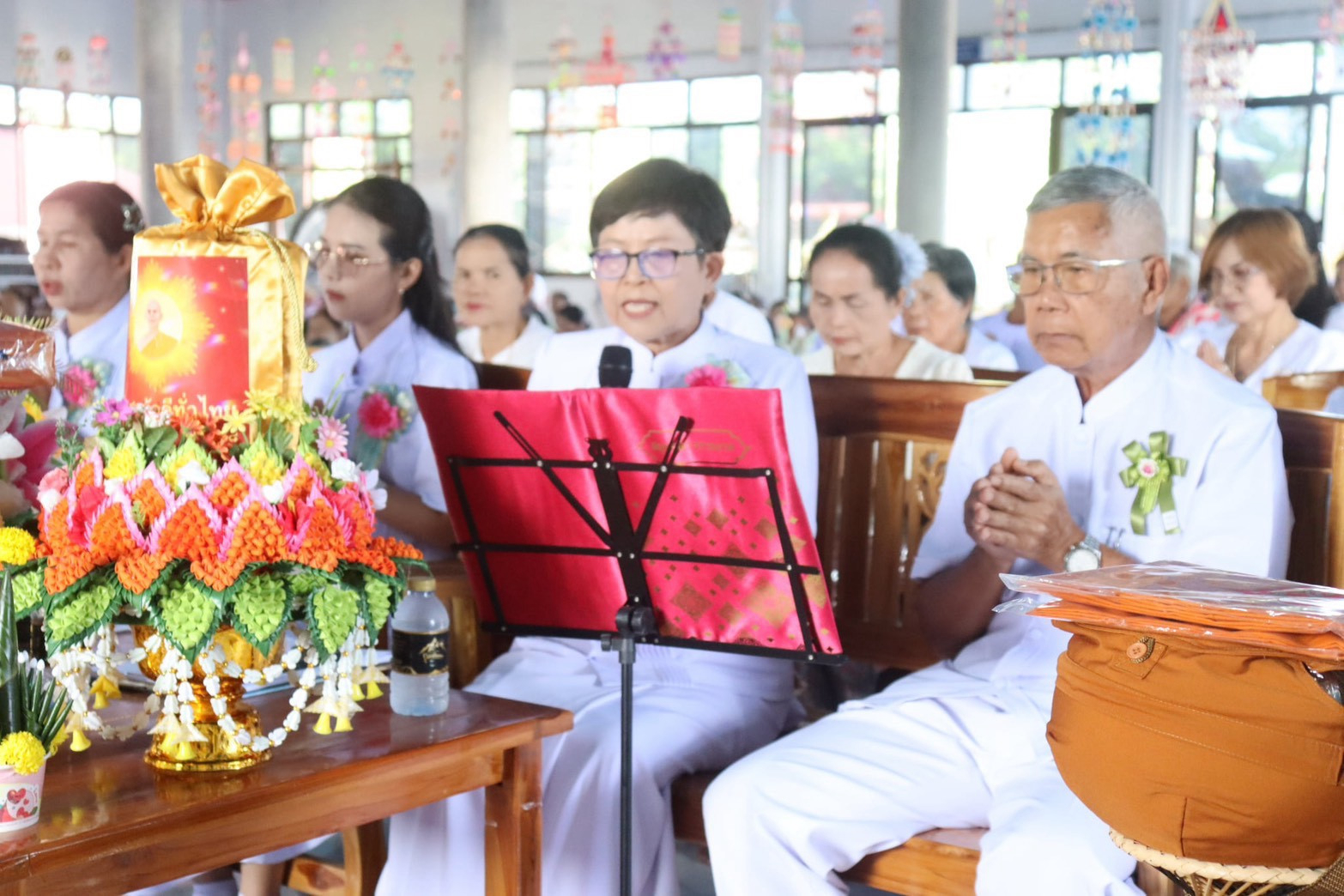 ภาพร่วมพิธีกรรมวัดโคกก่อง