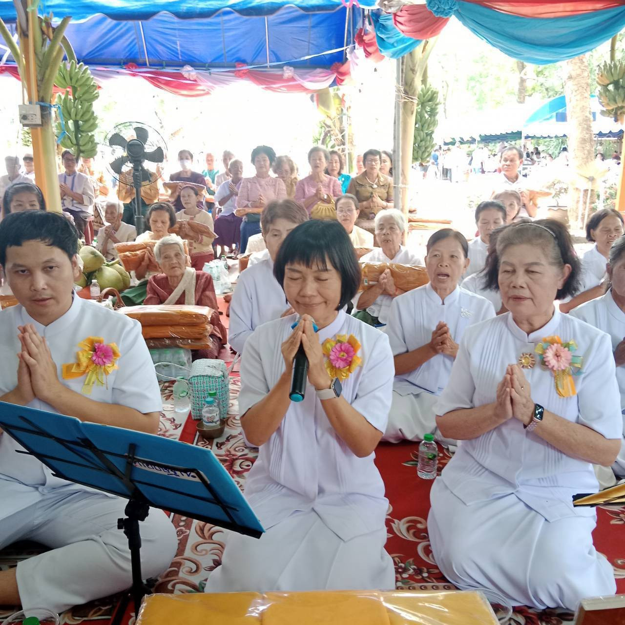 ภาพกล่าวคำถวายกฐินวัดรัฐถิวัลย์(ตาลเดี่ยว)