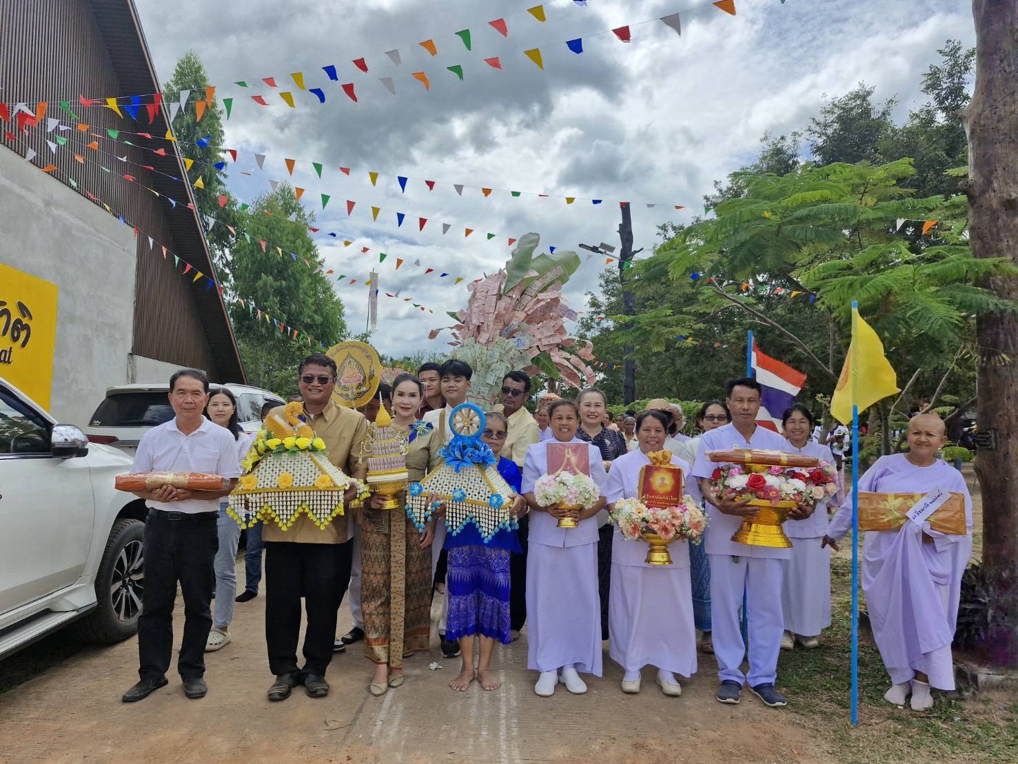 ภาพร่วมพิธีกรรมที่พักสงฆ์โชติชาติ