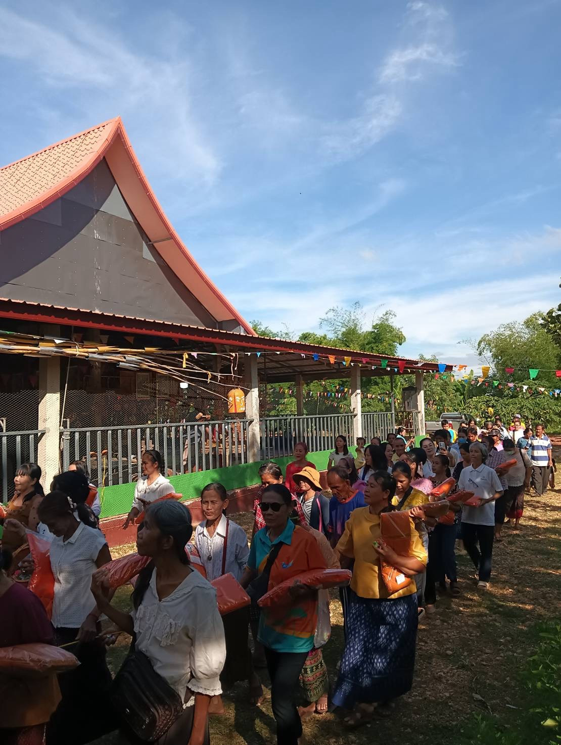 ภาพร่วมพิธีกรรมวัดบุญมาวนาราม