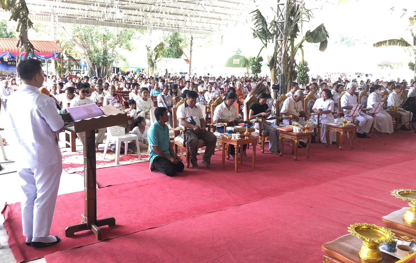 ภาพร่วมพิธีกรรมวัดวังยายทอง