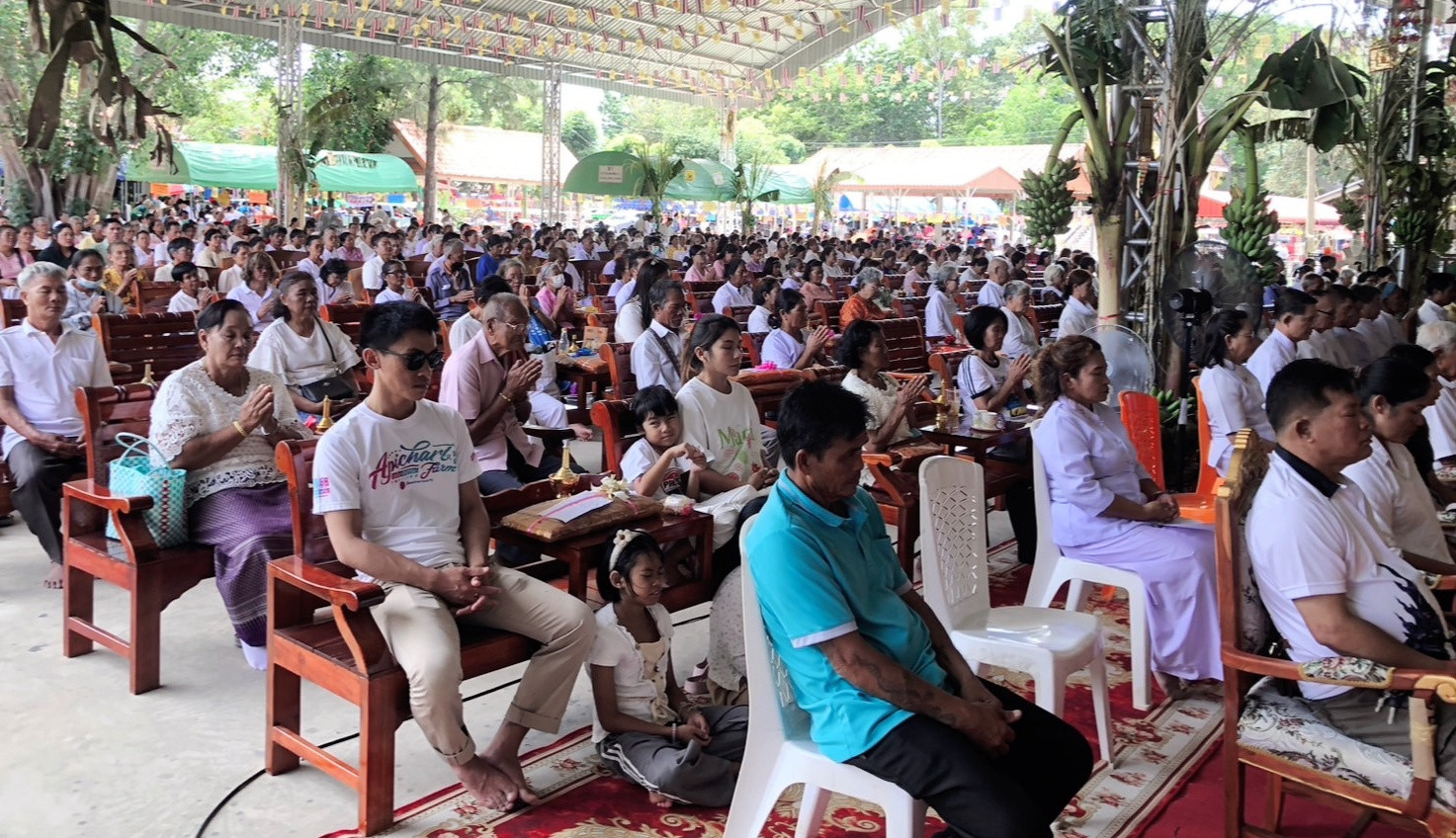 ภาพร่วมพิธีกรรมวัดวังยายทอง