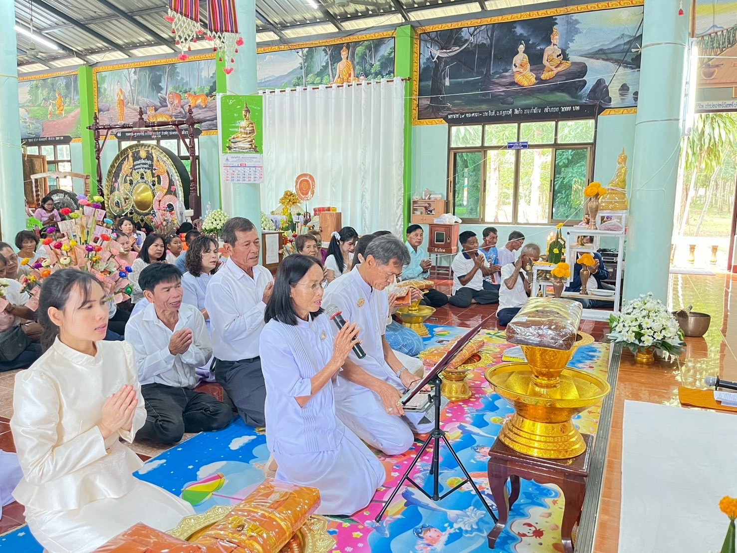 ภาพกล่าวคำถวายกฐินวัดโพธื์คำ