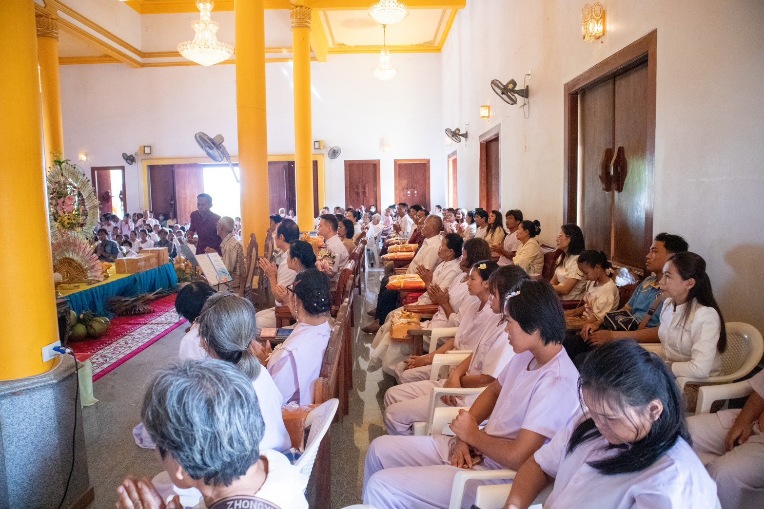 ภาพร่วมพิธีกรรมวัดนาโพธิ์