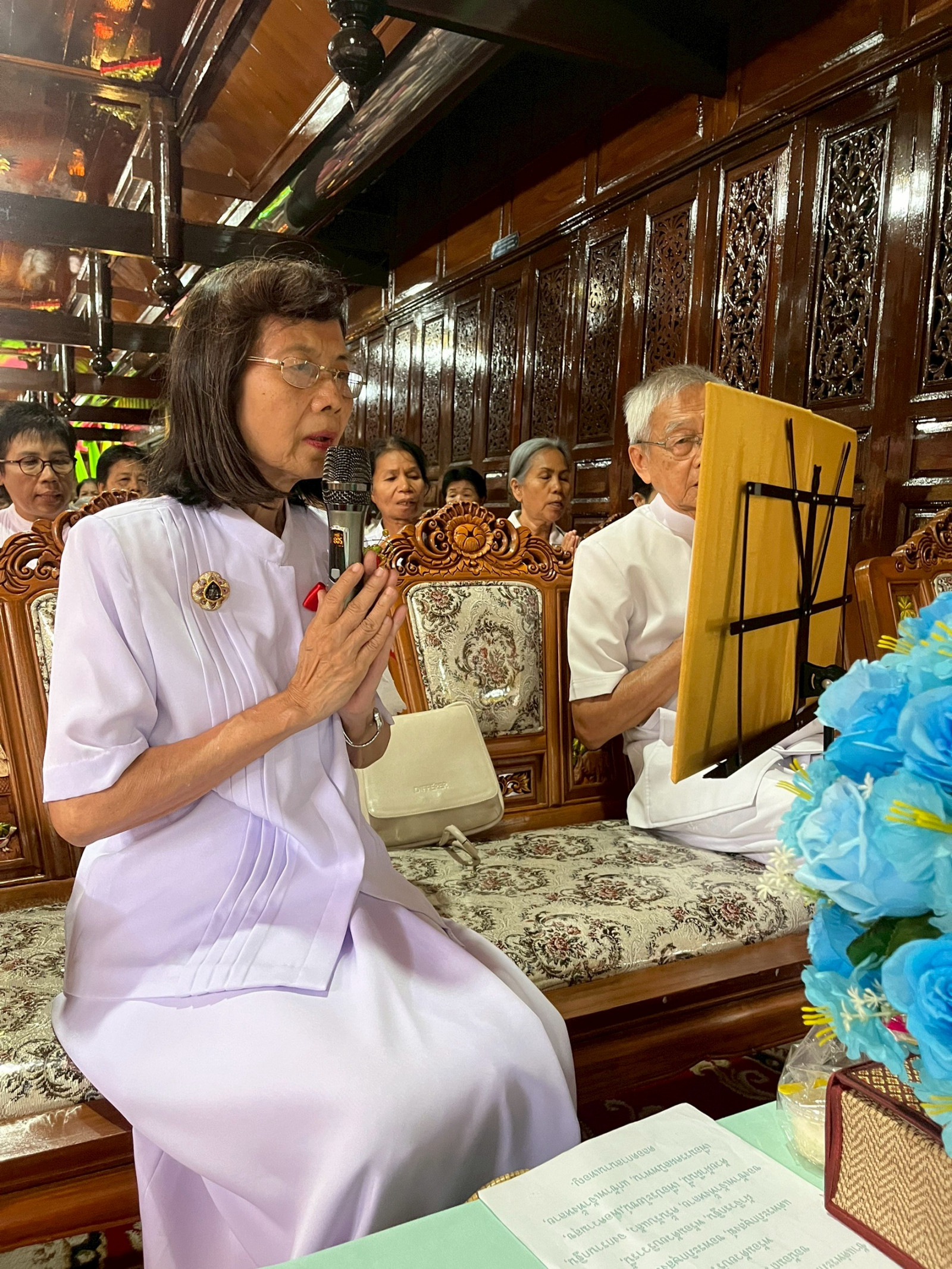 ภาพร่วมพิธีกรรมวัดป้อม