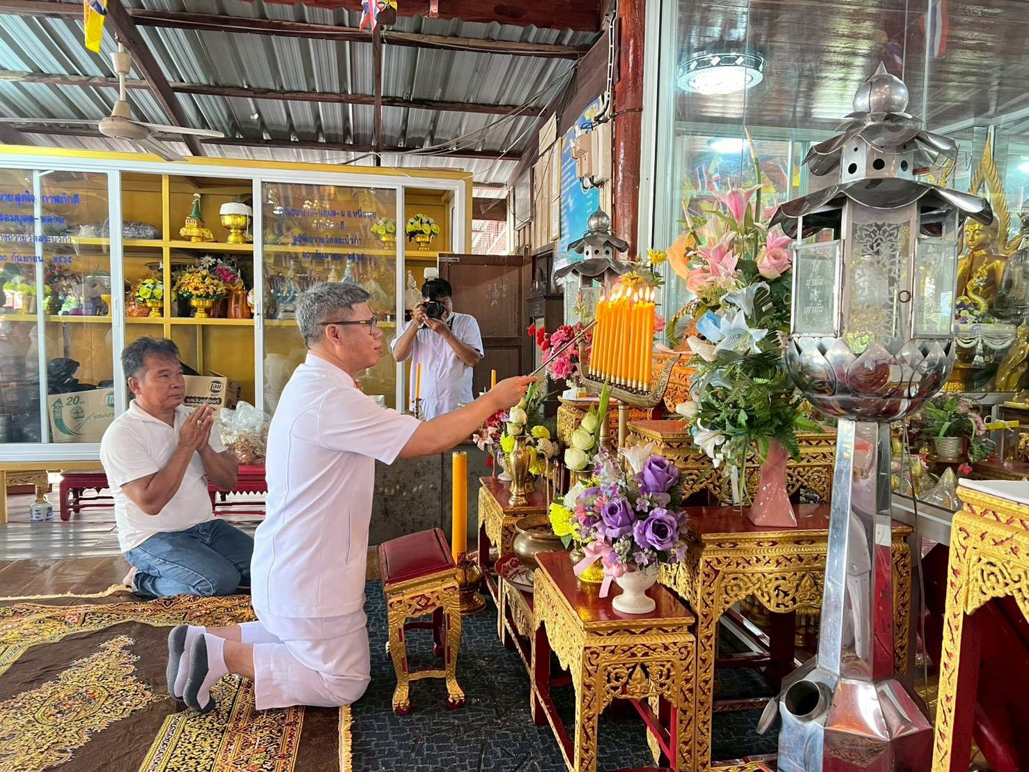 ภาพร่วมพิธีกรรมวัดสระบัวก่ำ