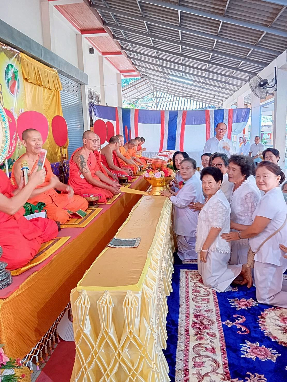 ภาพร่วมพิธีกรรมวัดศรีศักดิ์พัฒนา