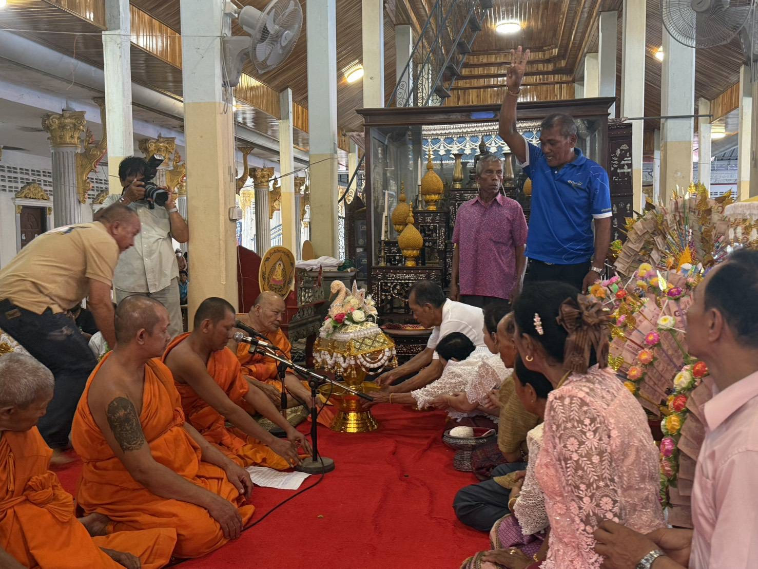 ภาพร่วมพิธีกรรมวัดโพธิ์เรียง