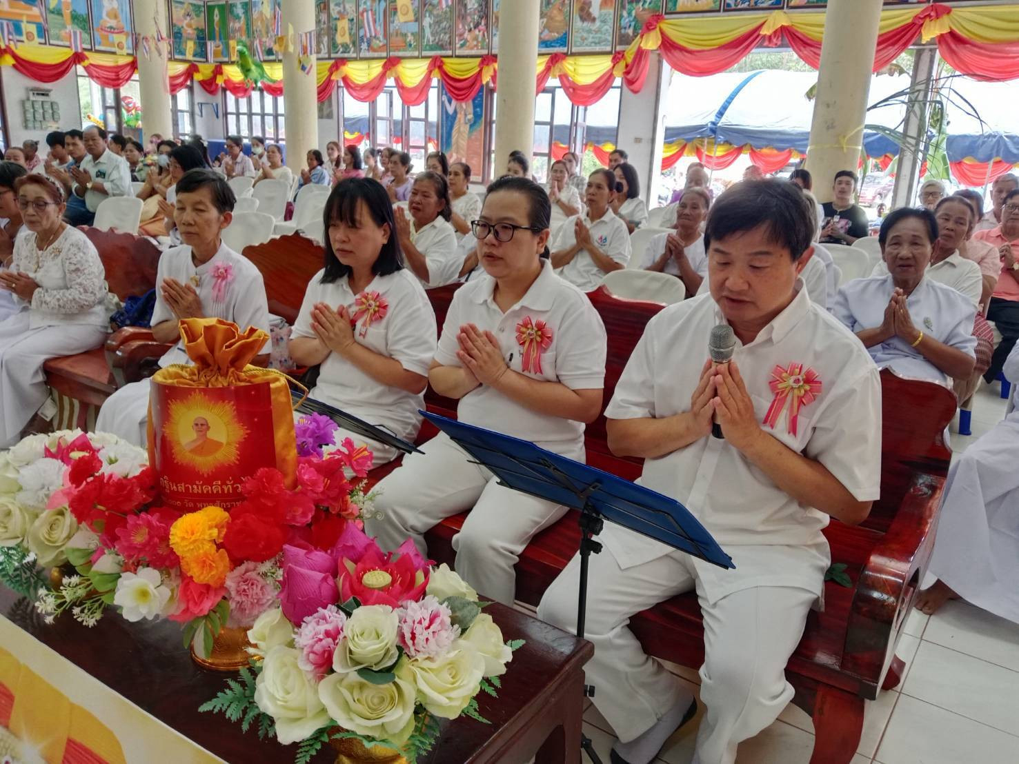 ภาพกล่าวคำถวายกฐินวัดท่าซุงใหม่