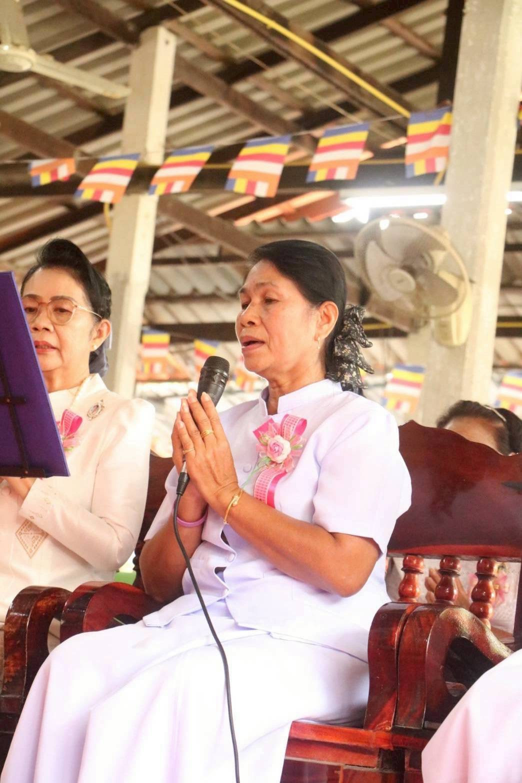 ภาพกล่าวคำถวายกฐินวัดศรีอาชา