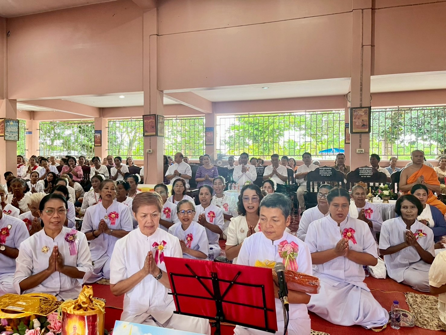 ภาพร่วมพิธีกรรมวัดขุนหลวงนิมิต