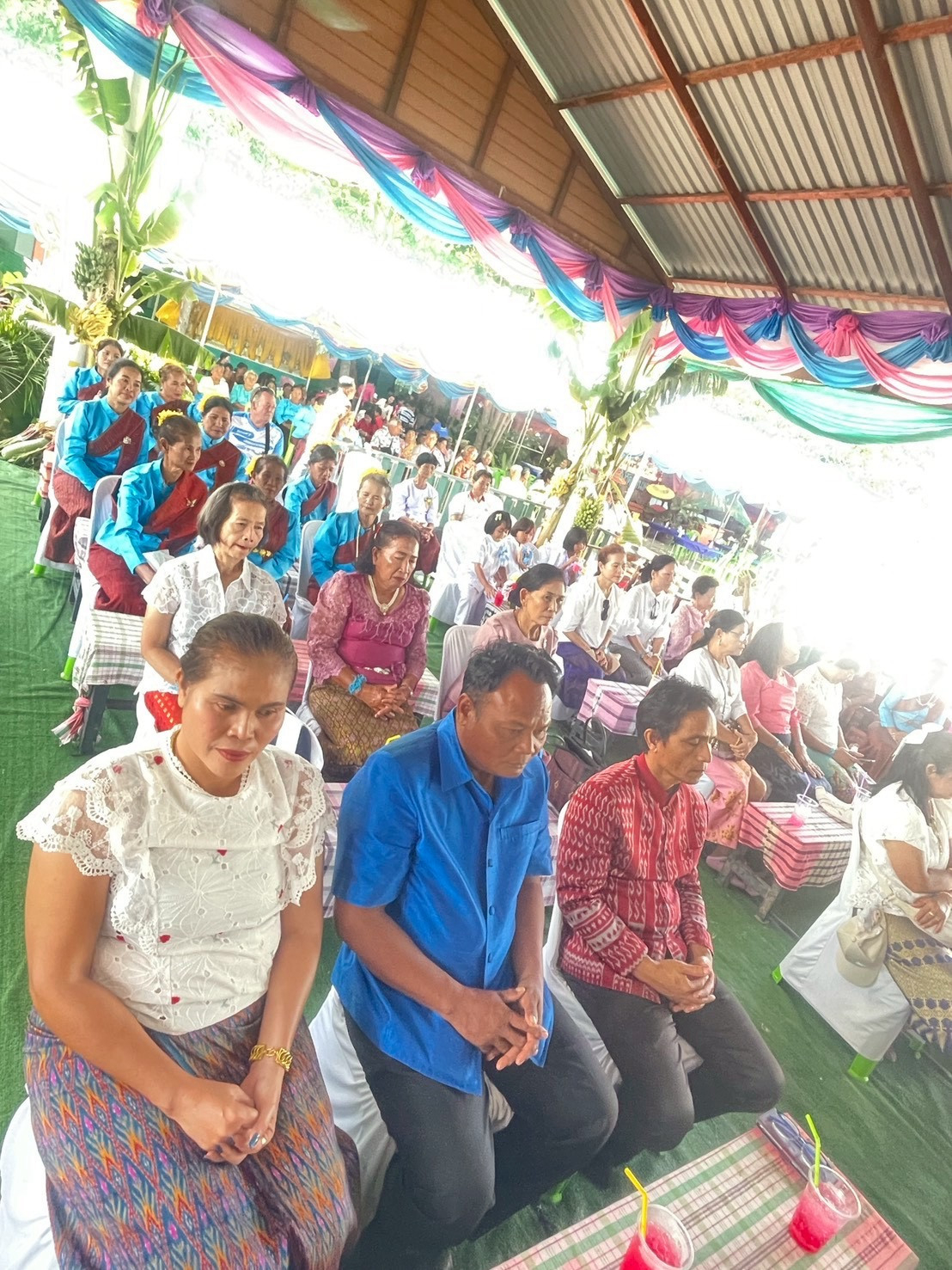 ภาพร่วมพิธีกรรมวัดบ้านข่า