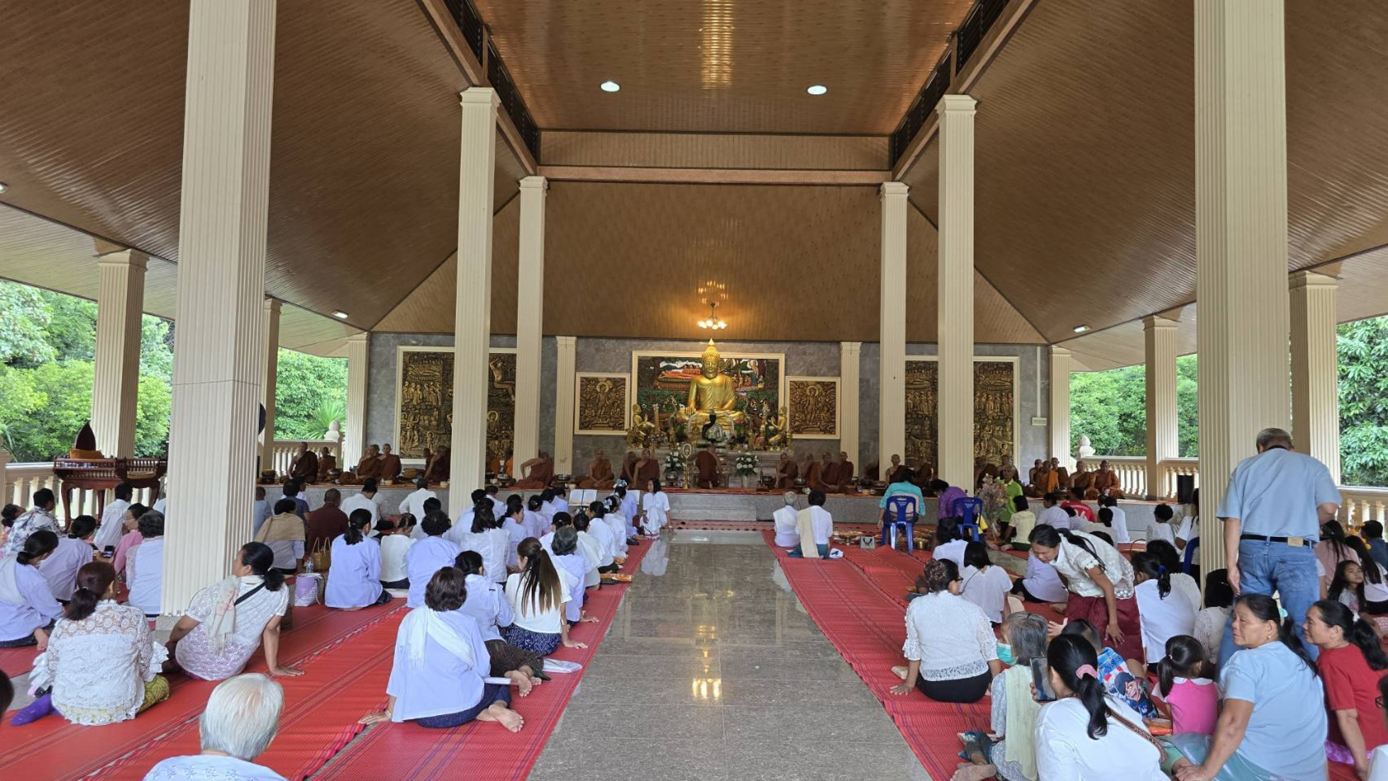 ภาพร่วมพิธีกรรมวัดธาตุกู่ประภาชัย