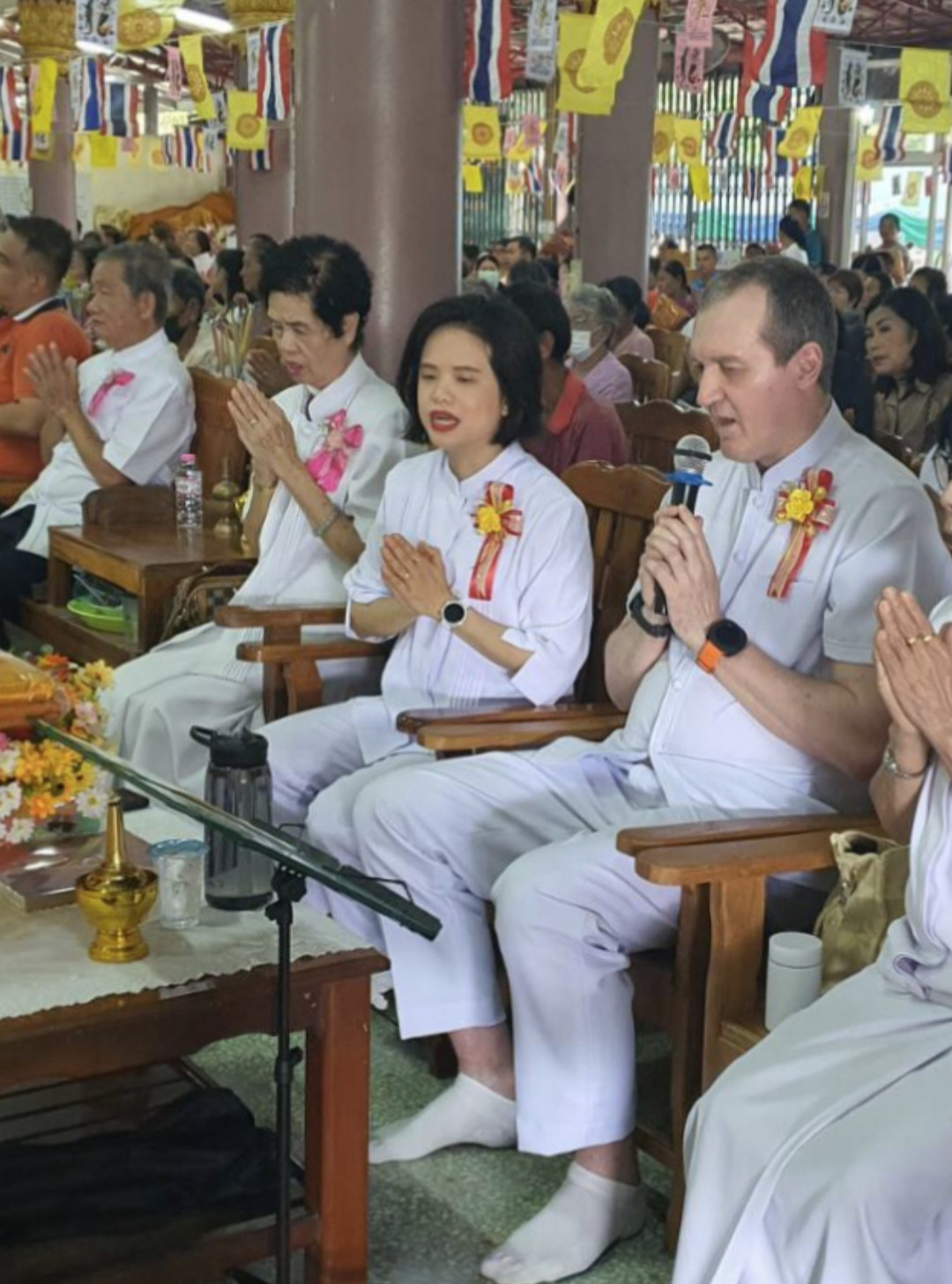 ภาพกล่าวคำถวายกฐินวัดดอนชะเอม