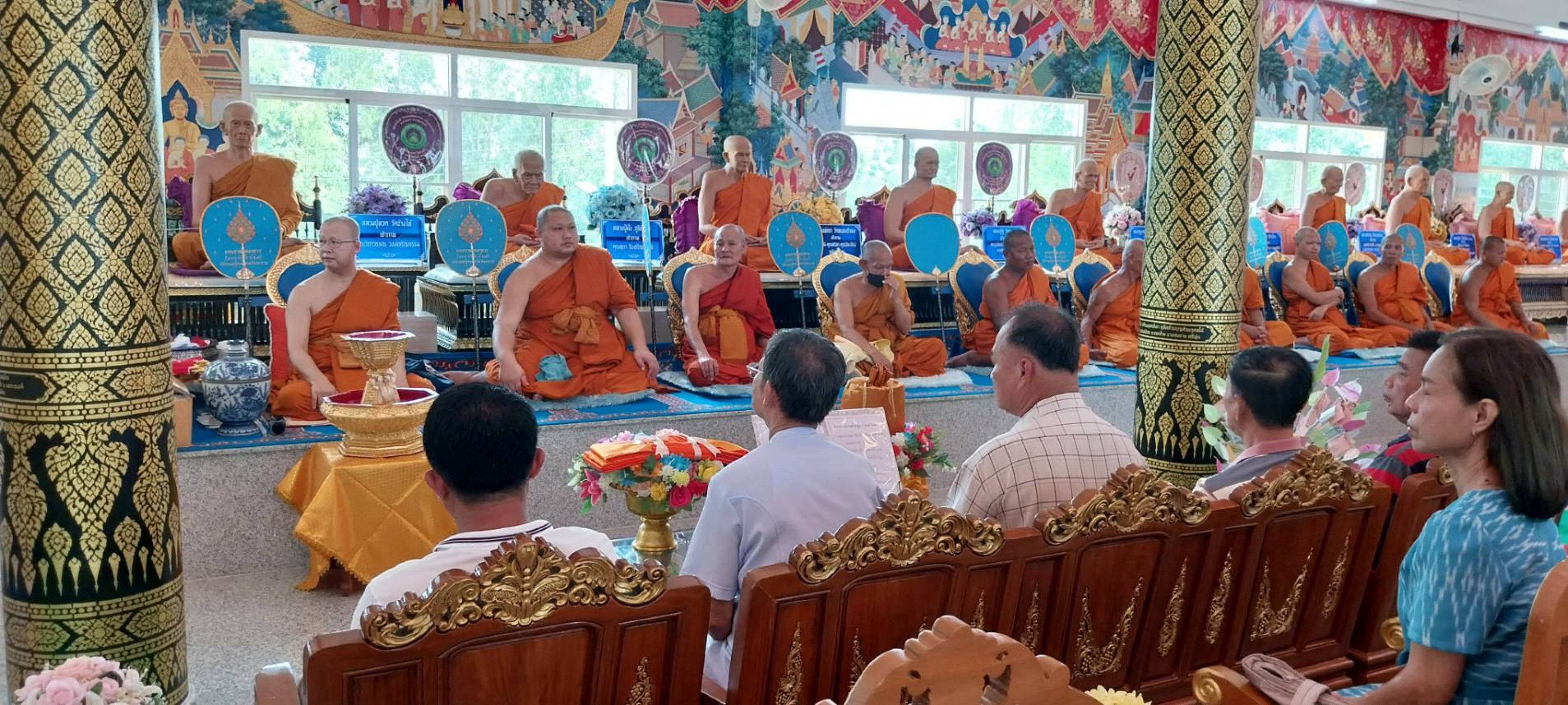 ภาพร่วมพิธีกรรมวัดมงคลรัตนาราม