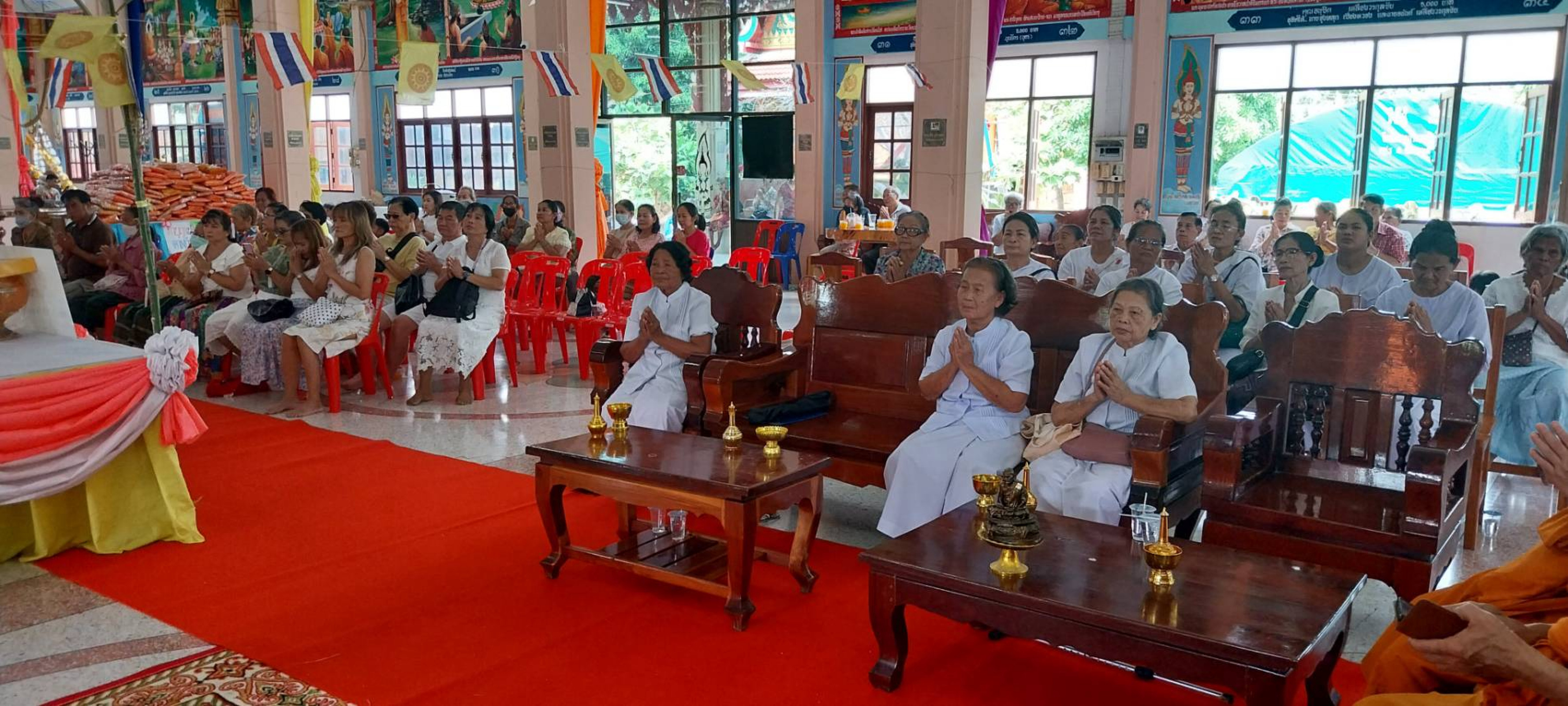 ภาพกล่าวคำถวายกฐินวัดหนองลาน