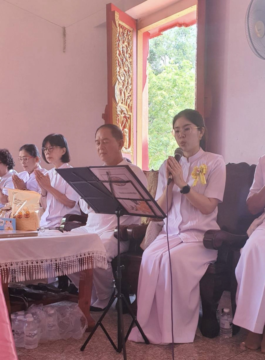 ภาพกล่าวคำถวายกฐินวัดห้วยตะเคียน