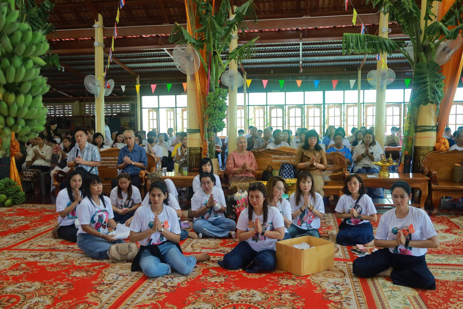 ภาพร่วมพิธีกรรมวัดบำรุงราษฎร์