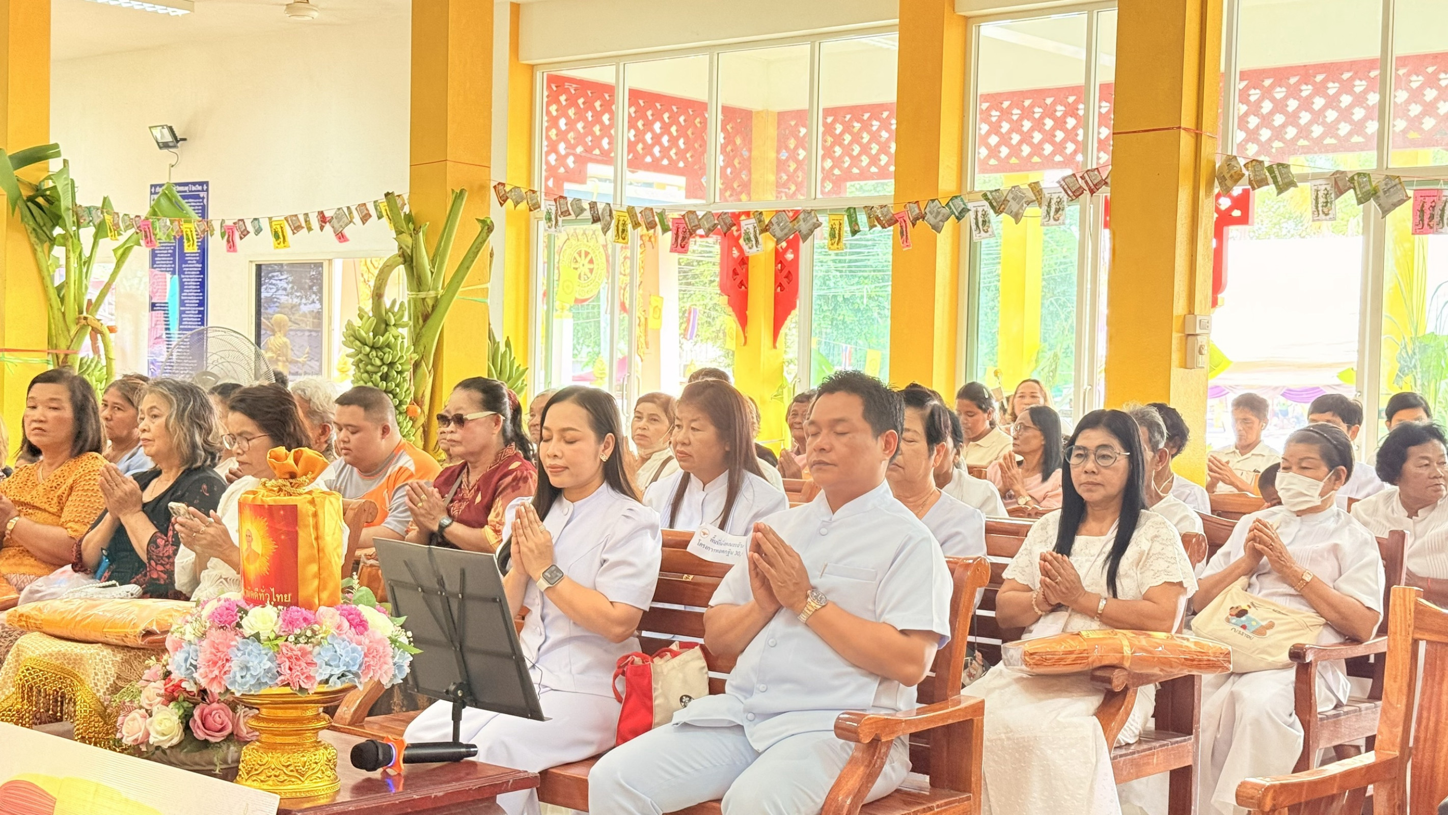 ภาพร่วมพิธีกรรมวัดคลองพลู