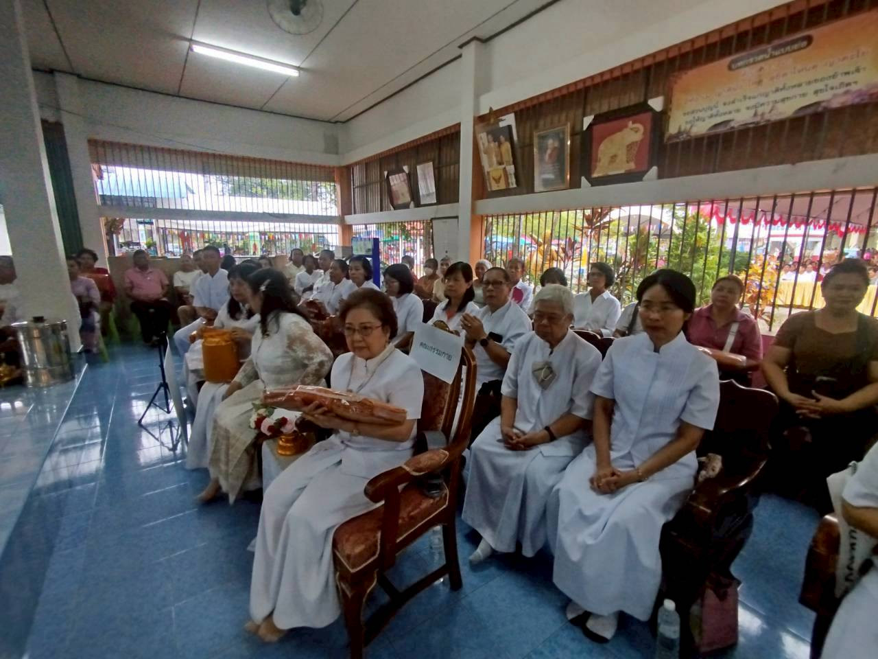 ภาพร่วมพิธีกรรมสำนักสงฆ์โตนดแสงทอง