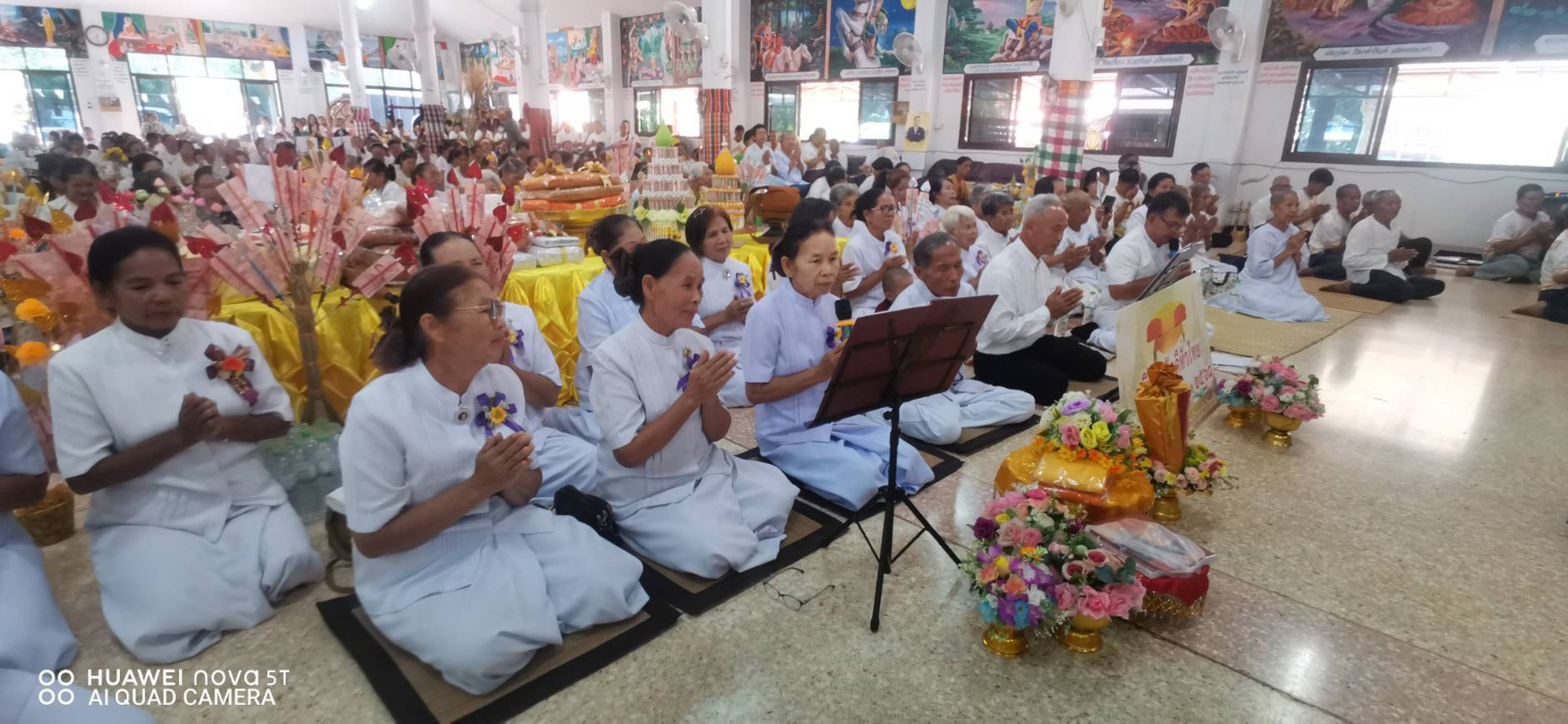 ภาพกล่าวคำถวายกฐินวัดเจริญชัย