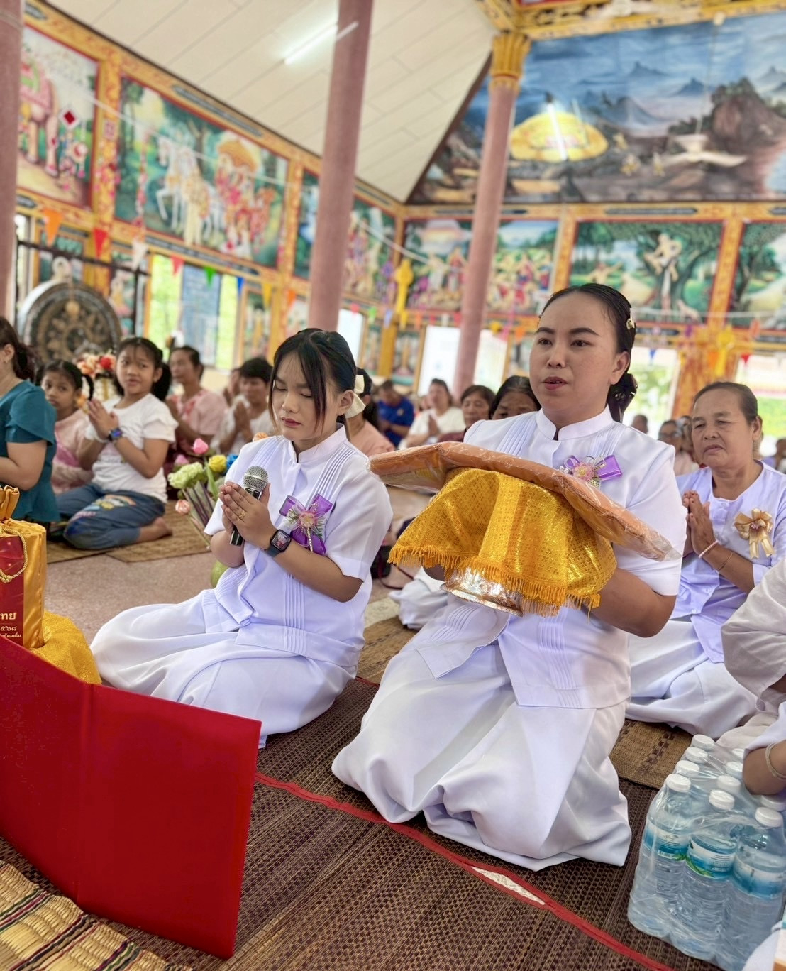 ภาพกล่าวคำถวายกฐินวัดหนองกินเพลใต้