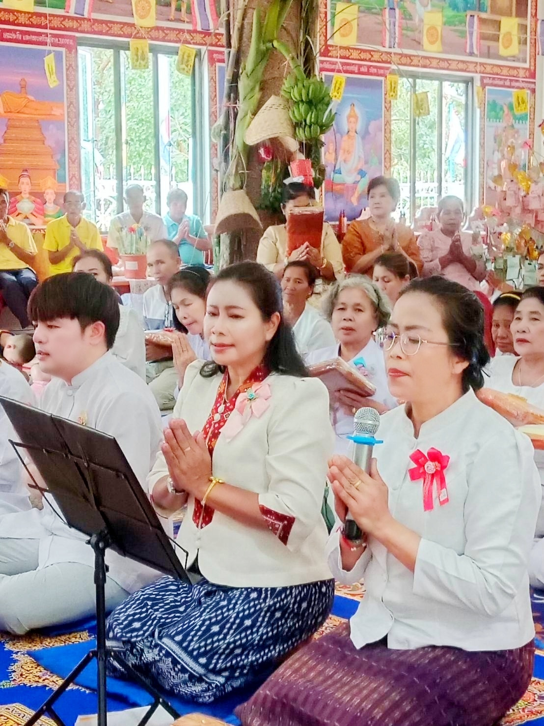 ภาพกล่าวคำถวายกฐินวัดเหล่าเจริญ