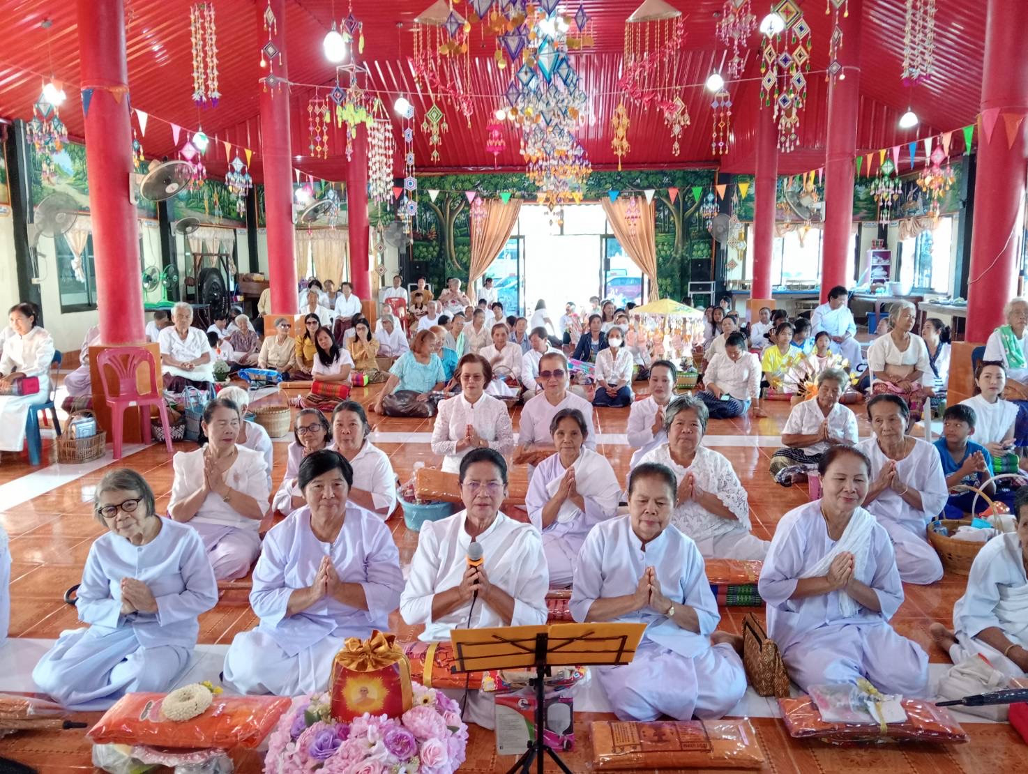 ภาพกล่าวคำถวายกฐินวัดมณีชลขันธ์(มณีชลขันท์)