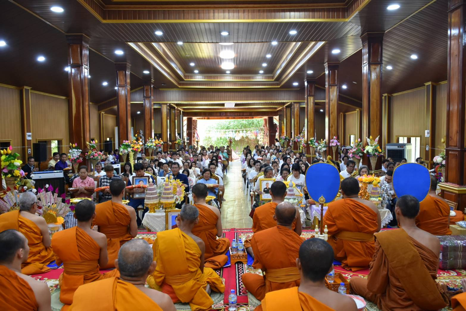 ภาพร่วมพิธีกรรมวัดป่าจันทวนาราม