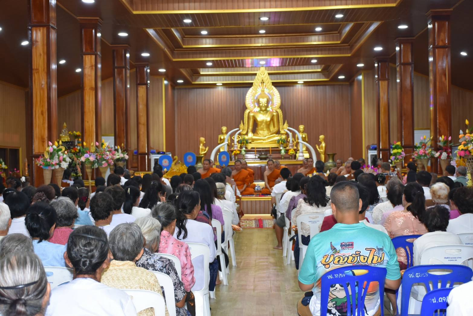 ภาพร่วมพิธีกรรมวัดป่าจันทวนาราม