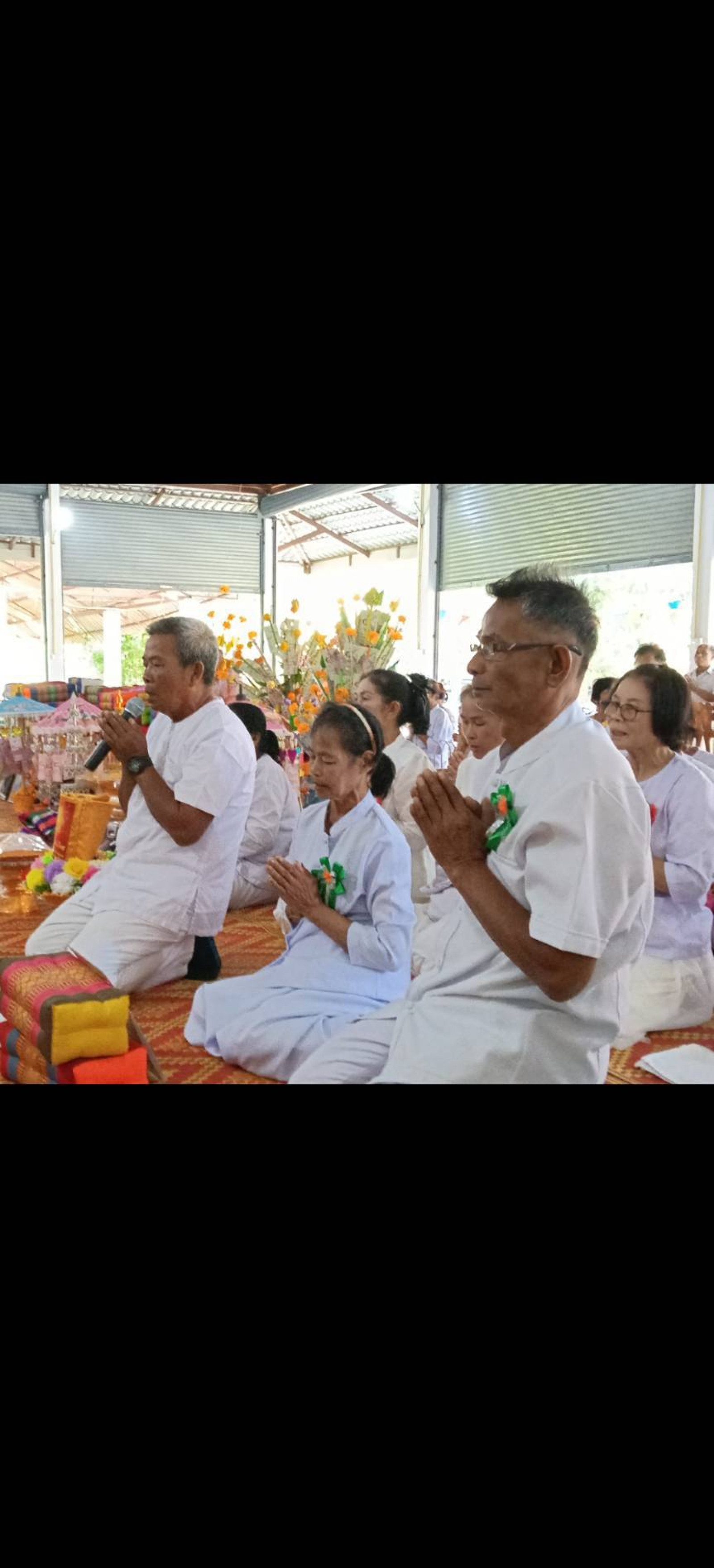 ภาพกล่าวคำถวายกฐินวัดเสาเล้า