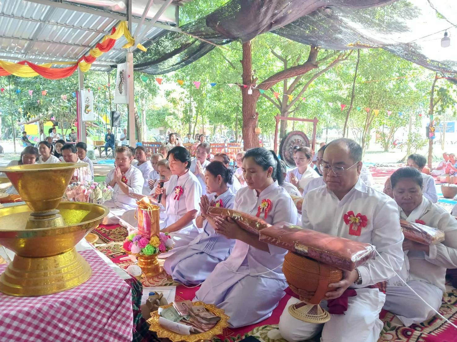 ภาพกล่าวคำถวายกฐินวัดมะพริก