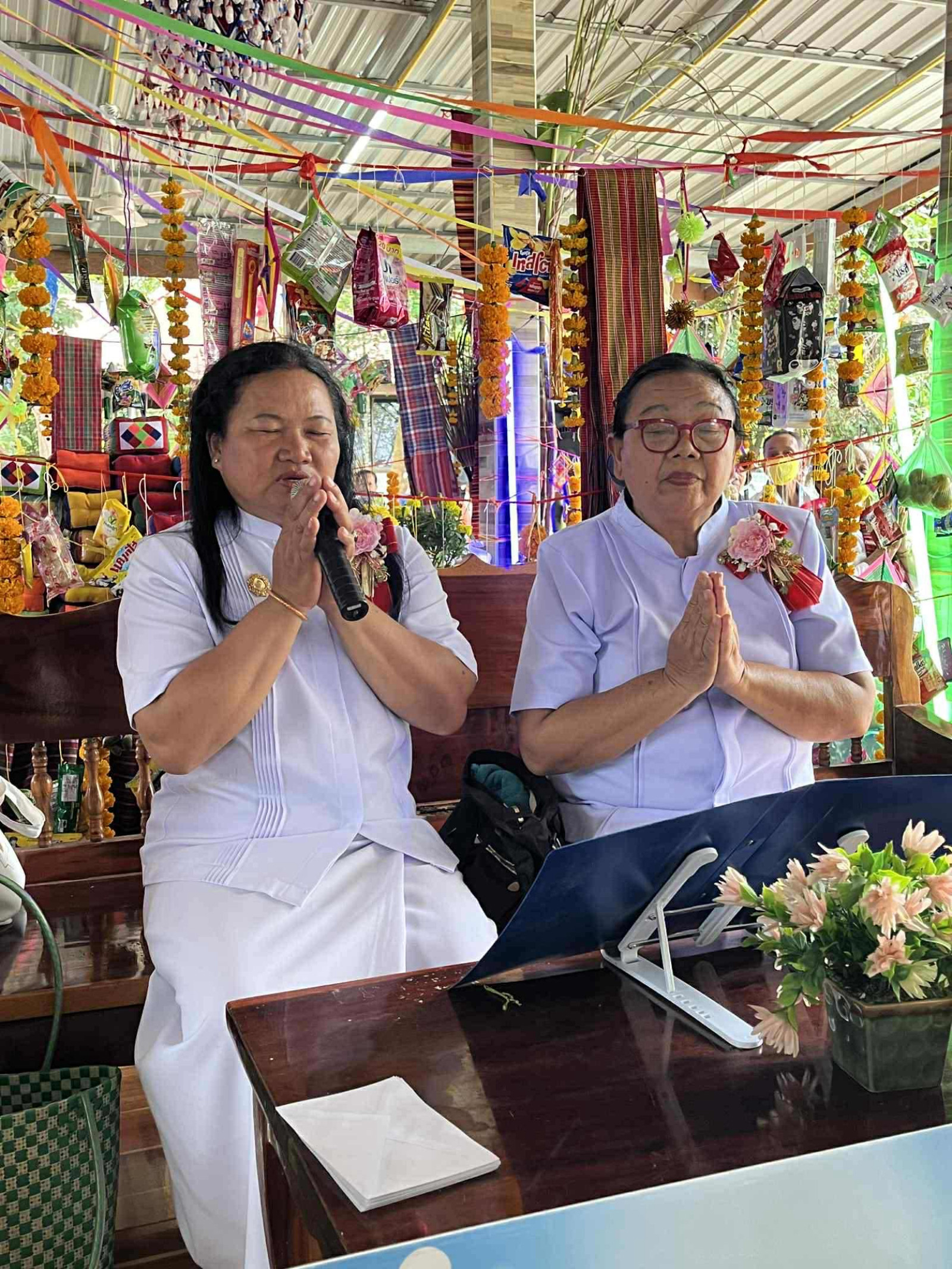 ภาพกล่าวคำถวายกฐินสำนักสงฆ์หนองหน่อง