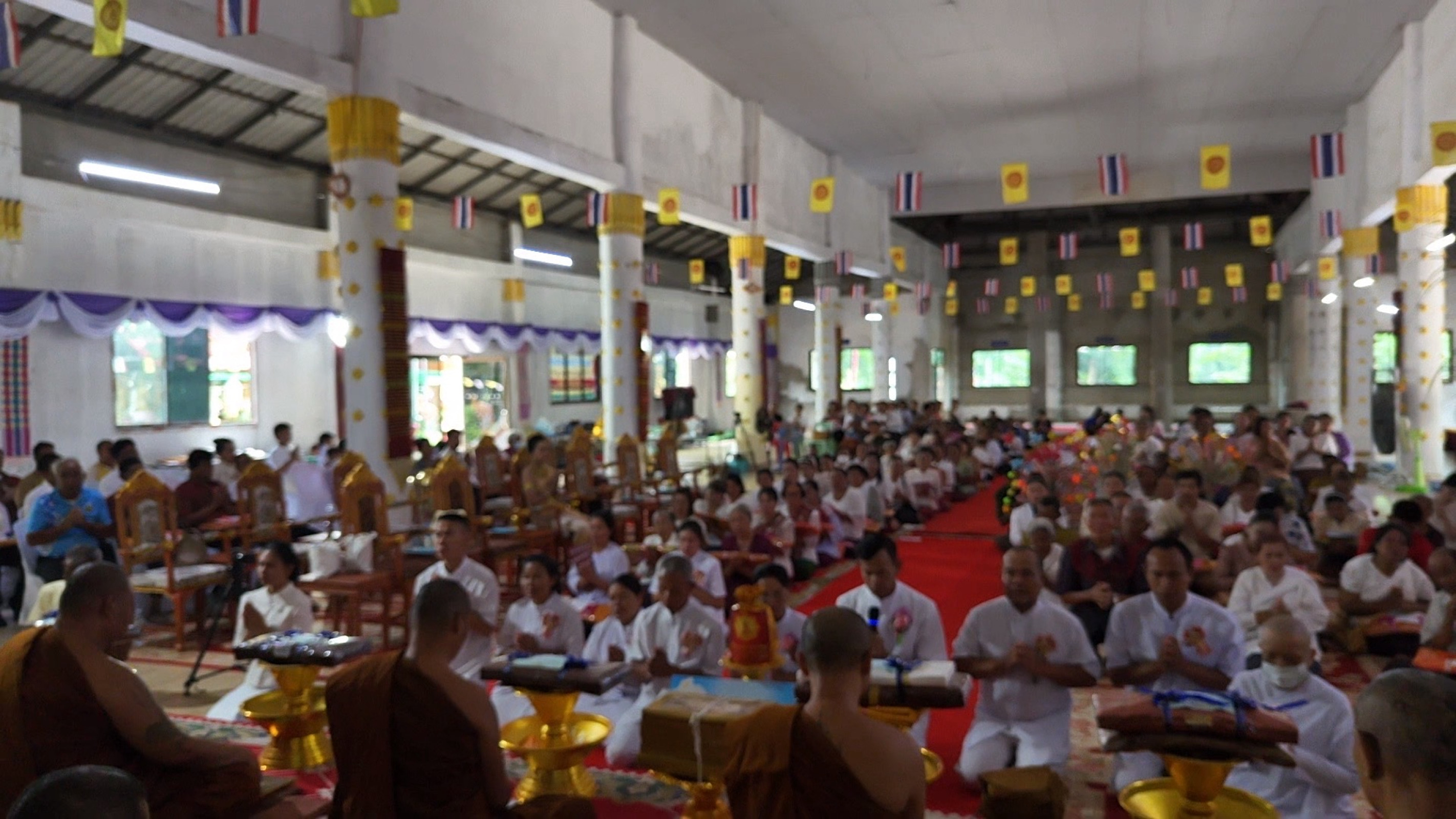 ภาพร่วมพิธีกรรมวัดป่าแสนสบาย(ธ)