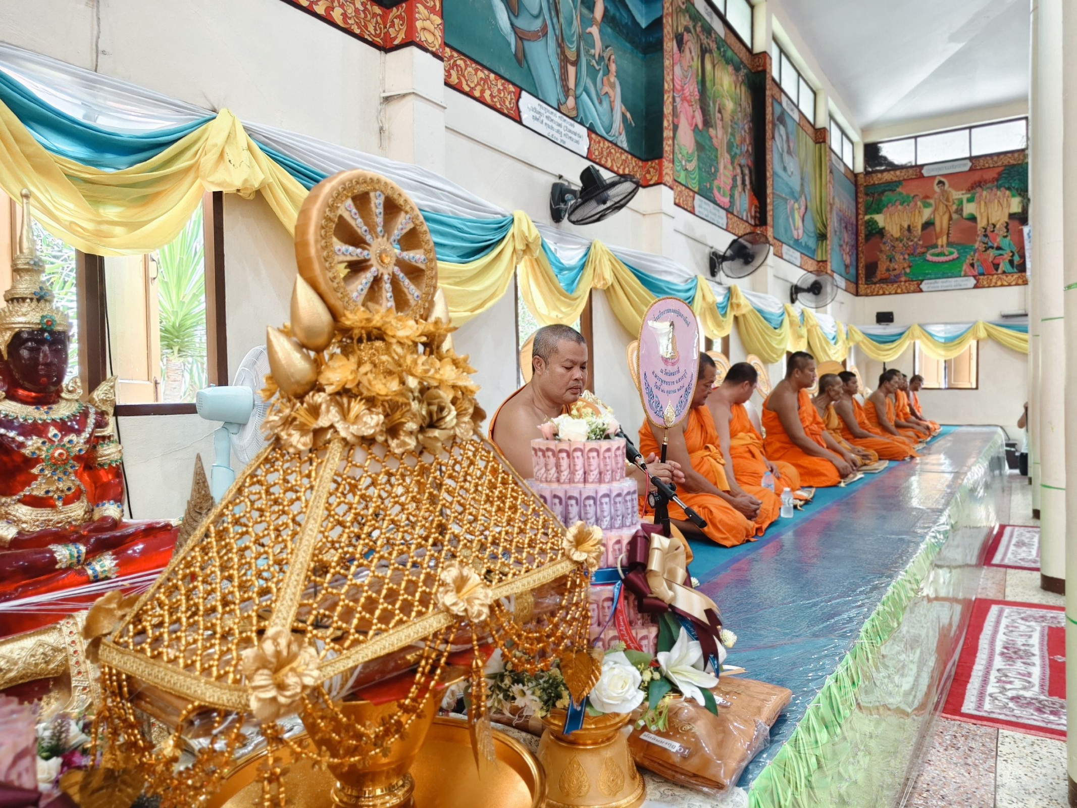 ภาพร่วมพิธีกรรมวัดนิคมวาสี