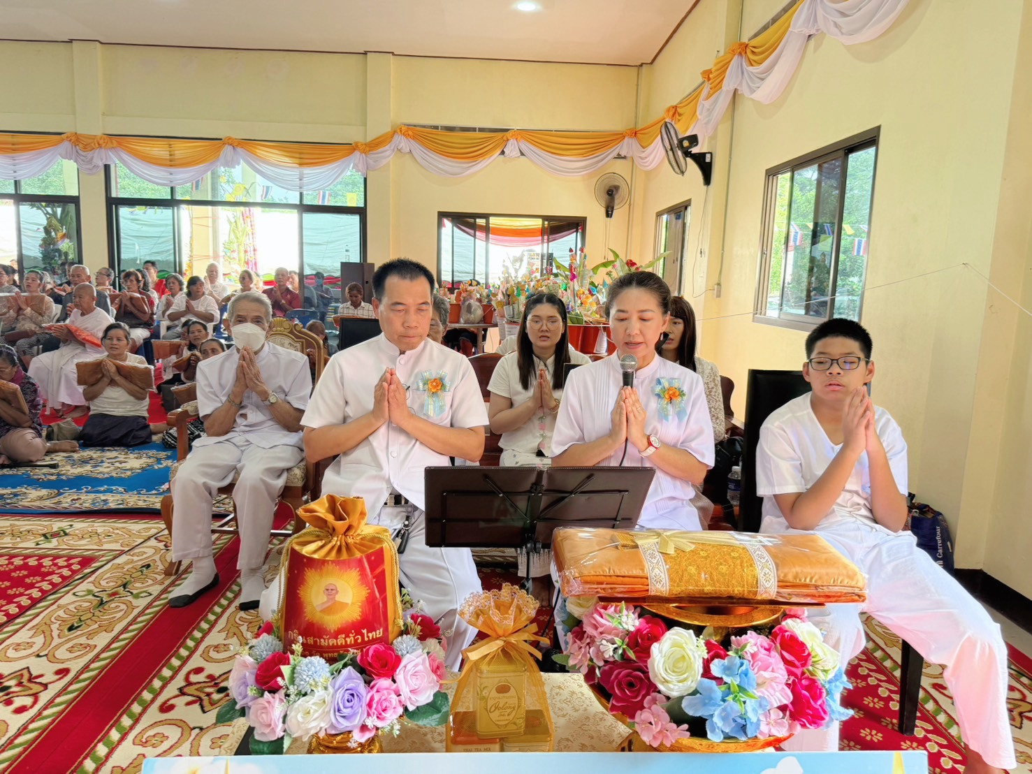 ภาพกล่าวคำถวายกฐินวัดซับสนุ่น