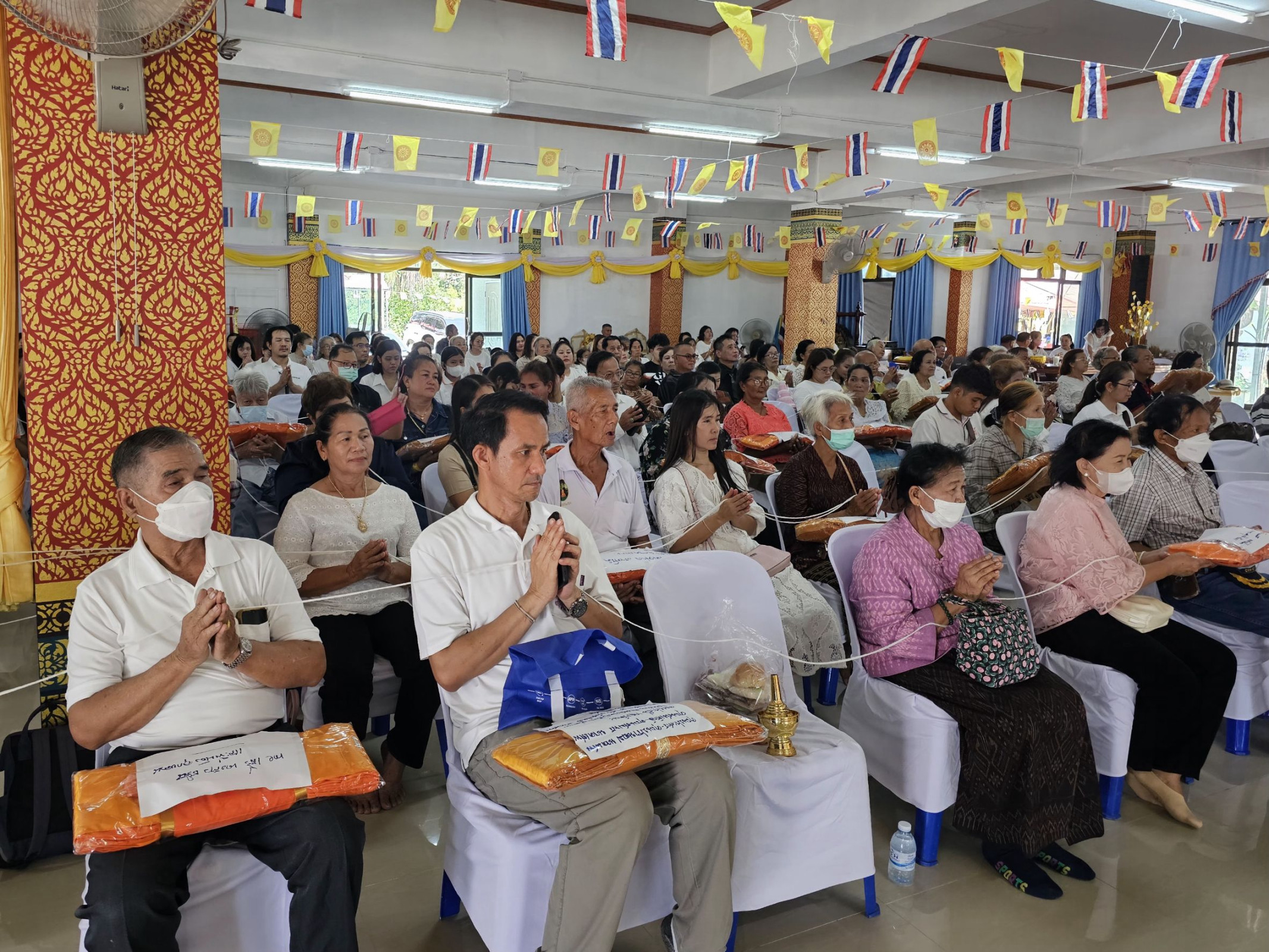 ภาพร่วมพิธีกรรมวัดหนองสีดา