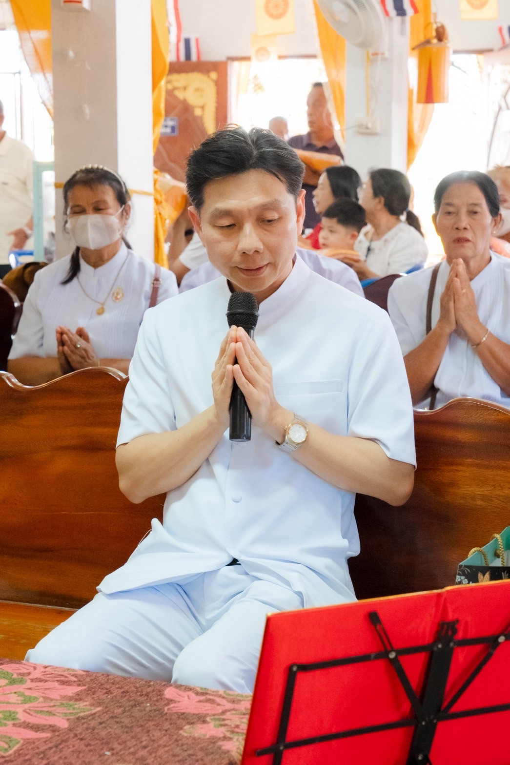 ภาพกล่าวคำถวายกฐินวัดท่ากะเบา