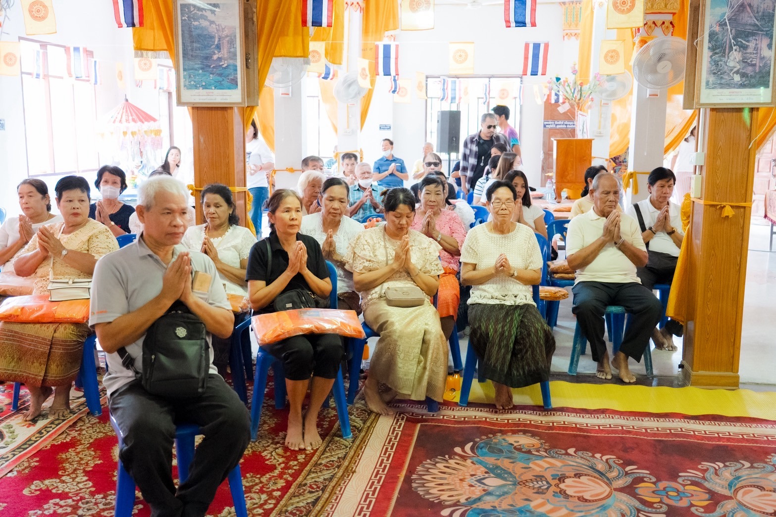 ภาพร่วมพิธีกรรมวัดท่ากะเบา