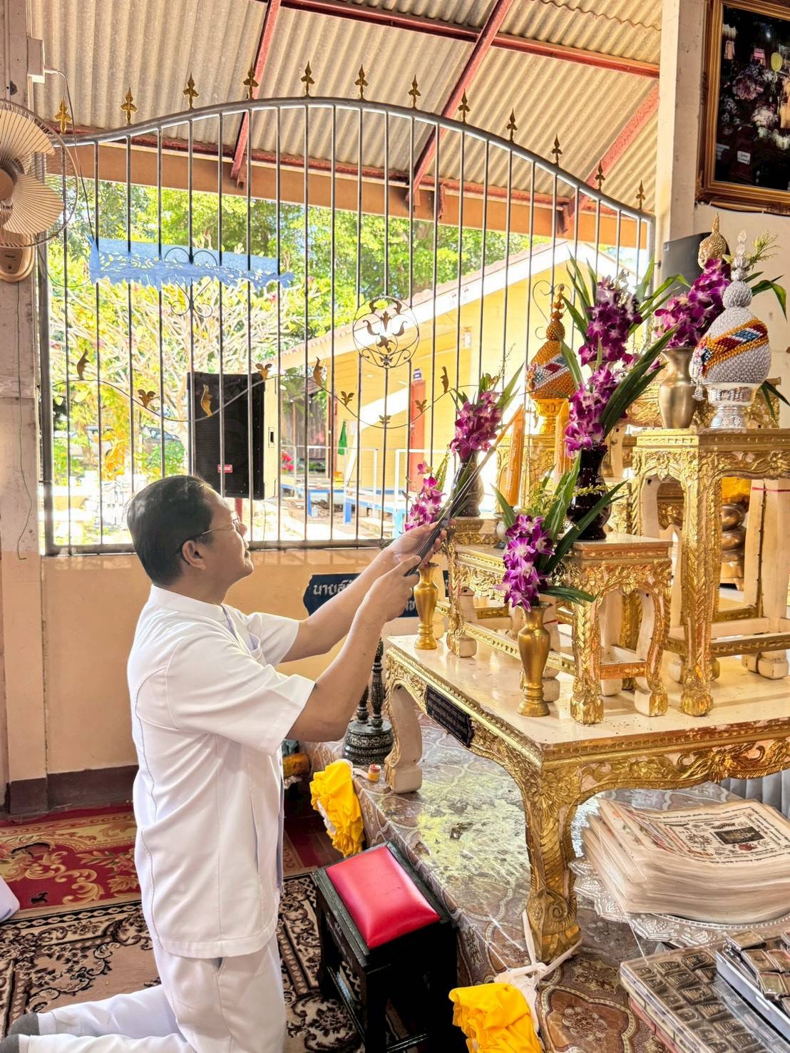 ภาพร่วมพิธีกรรมวัดท่าเสา